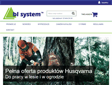 Tablet Screenshot of bl-system.pl